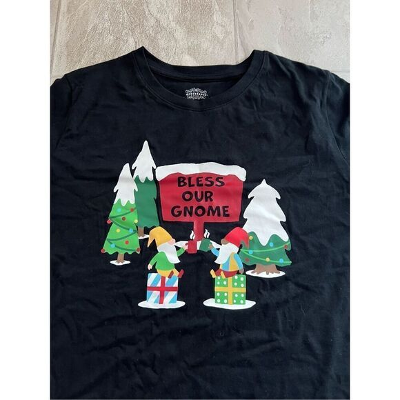 Wondershop At Target Bless Our Gnome Christmas T-Shirt Woman’s Size XL NEW - Picture 2 of 6